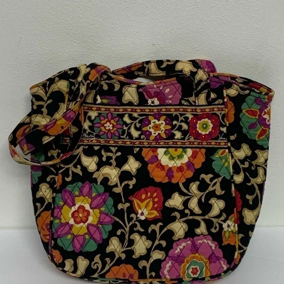 Vera Bradley | Suzani Lined Double Handle Tote Market Shoulder Bag Purse - Picture 3 of 12